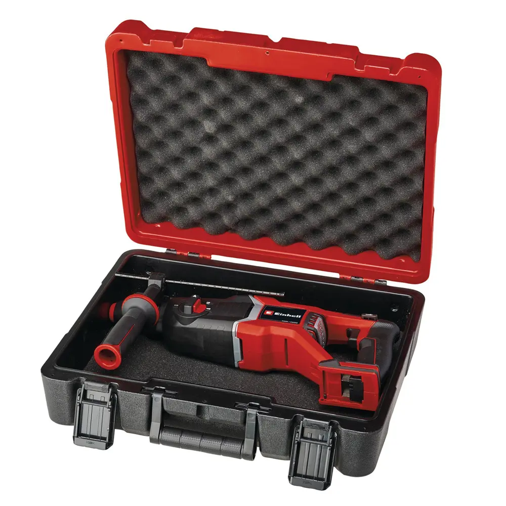 Фото 2 Перфоратор аккумуляторный бесщеточный SDS Plus Einhell PXC TP-HD 18/26 D Li BL, 18 В Li-Ion 2.6 Дж, без АКБ и ЗУ Фото 2 Перфоратор аккумуляторный бесщеточный SDS Plus Einhell PXC TP-HD 18/26 D Li BL, 18 В Li-Ion 2.6 Дж, без АКБ и ЗУ