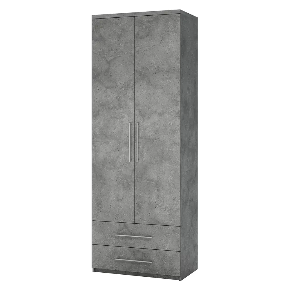 Фото 2 Шкаф распашной Гамма Мелодия МКЯ-22 с 2 дверями 100x240x60 см ЛДСП цвет ароза реликтовая