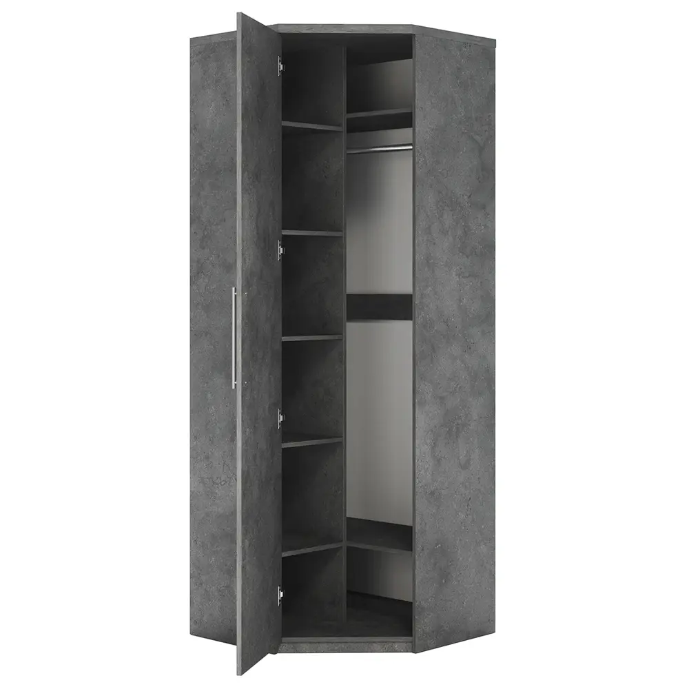 Фото 2 Шкаф распашной Гамма Мелодия МУ-12 с 2 дверями 95x240x45 см ЛДСП цвет ароза реликтовая