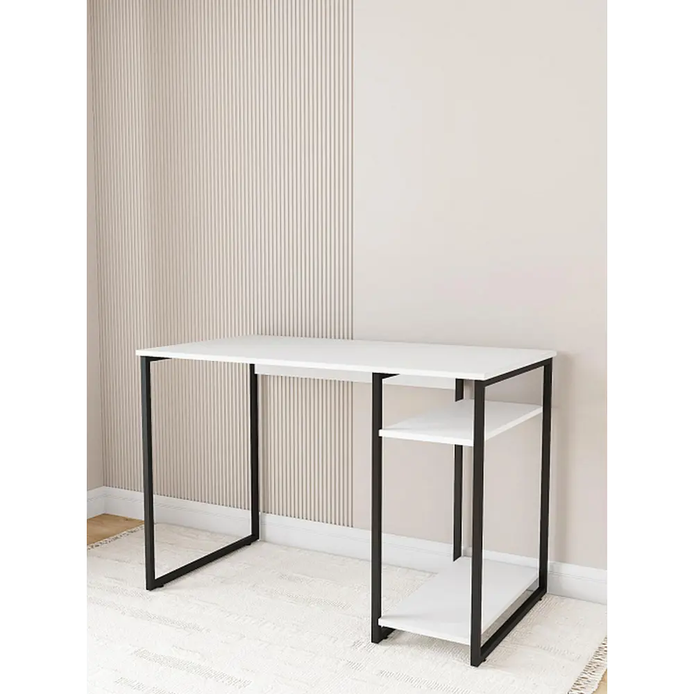 Фото 2 Стол письменный Ridberg Gilbert 110x75x60 см металл цвет белый Фото 2 Стол письменный Ridberg Gilbert 110x75x60 см металл цвет белый