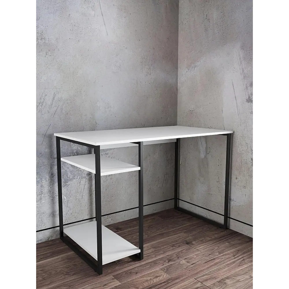 Фото 6 Стол письменный Ridberg Gilbert 110x75x60 см металл цвет белый Фото 6 Стол письменный Ridberg Gilbert 110x75x60 см металл цвет белый