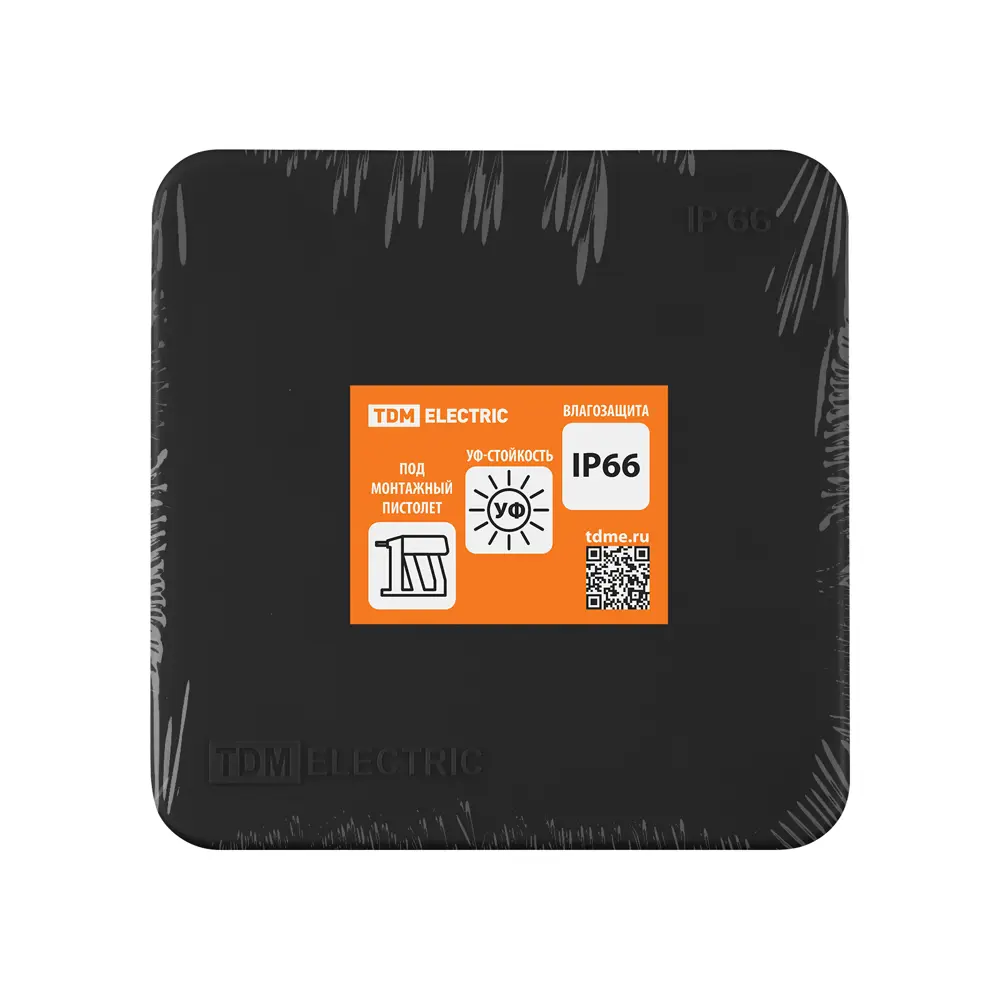 Фото 7 Распределительная коробка Tdm electric 80x40x80 мм IP66 цвет черный Фото 7 Распределительная коробка Tdm electric 80x40x80 мм IP66 цвет черный