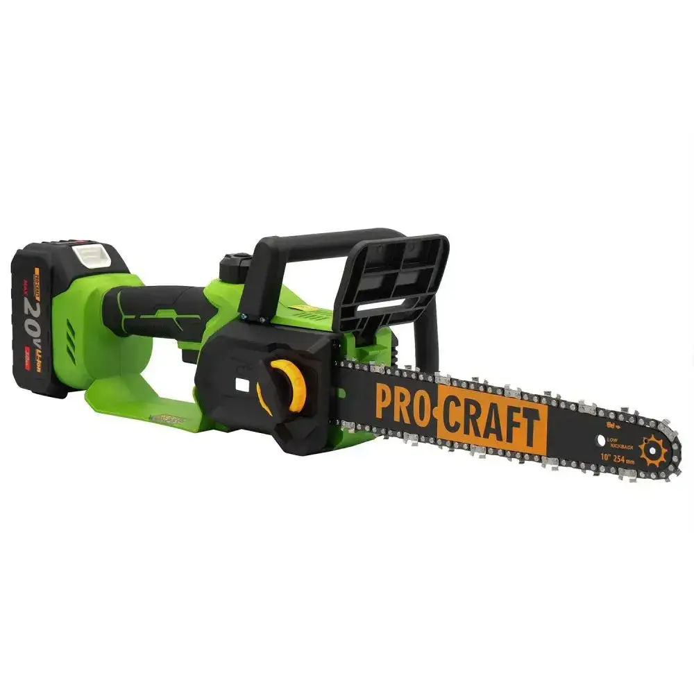 Фото Цепная пила аккумуляторная Procraft Pka34-1b 20 В шина 36 см 1x3 Ач АКБ и ЗУ в комплекте Фото Цепная пила аккумуляторная Procraft Pka34-1b 20 В шина 36 см 1x3 Ач АКБ и ЗУ в комплекте