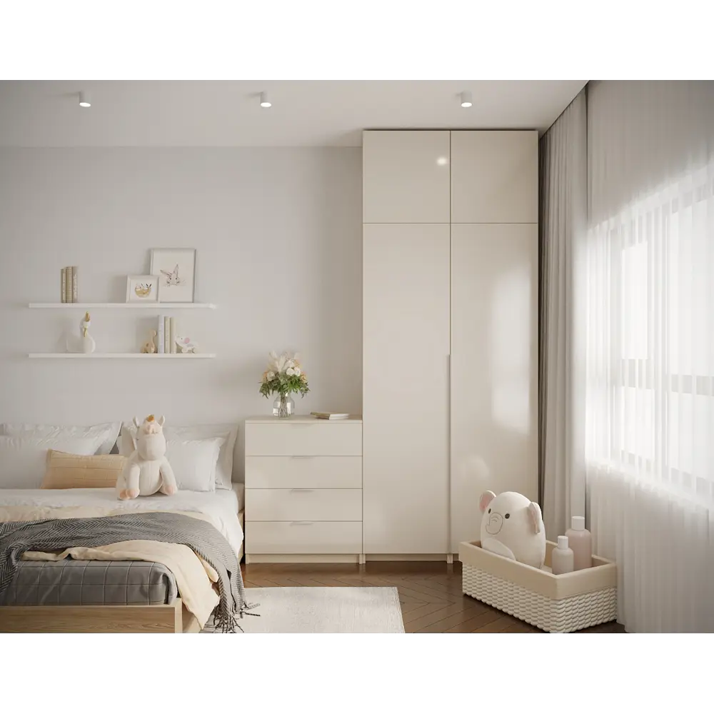 Фото 5 Дверь для шкафа Лион Аша беж 59.6x63.6x1.6 см ЛДСП цвет бежевый Фото 5 Дверь для шкафа Лион Аша беж 59.6x63.6x1.6 см ЛДСП цвет бежевый