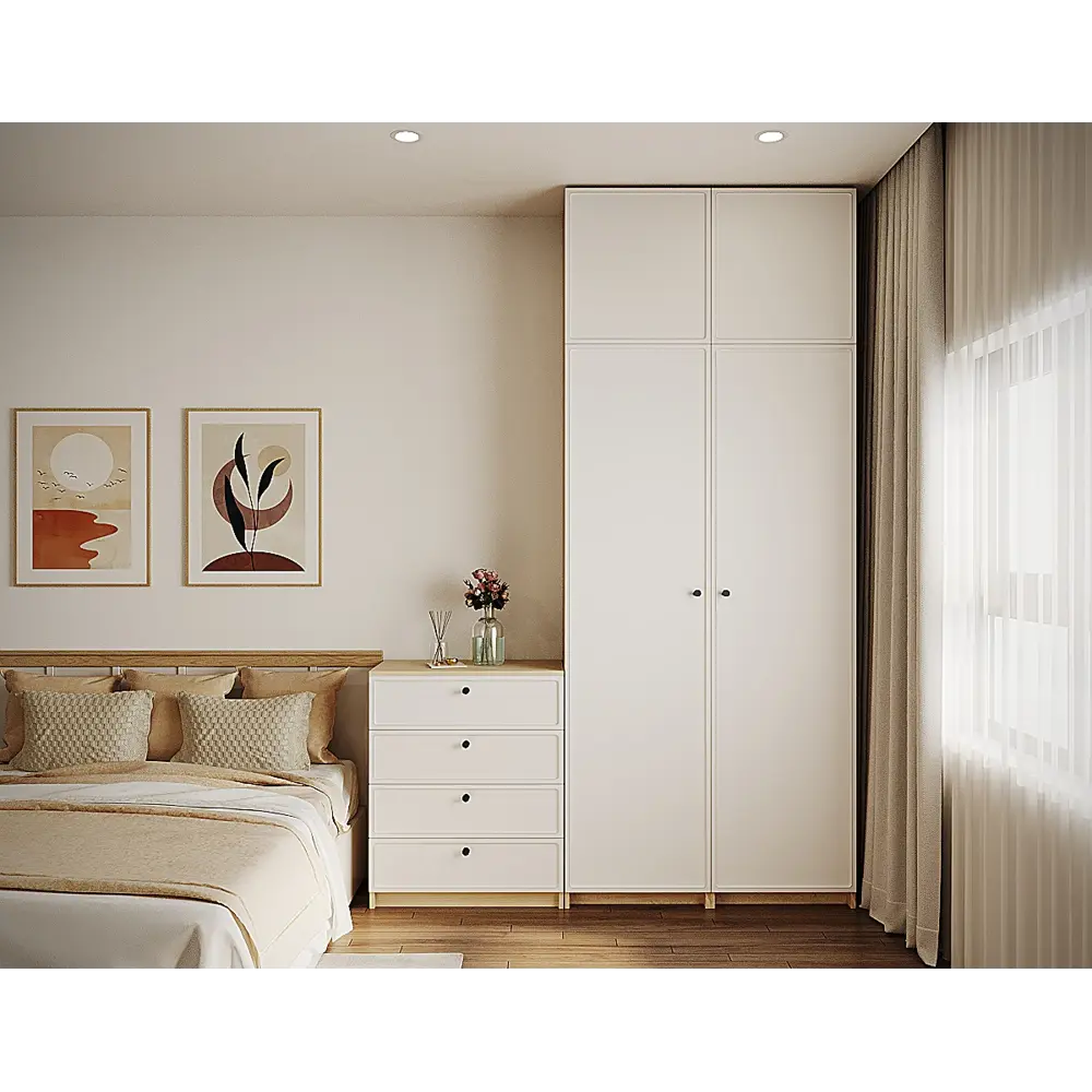 Фото 6 Дверь для шкафа Лион Амьен 39.6x225.8x1.9 см МДФ цвет белый