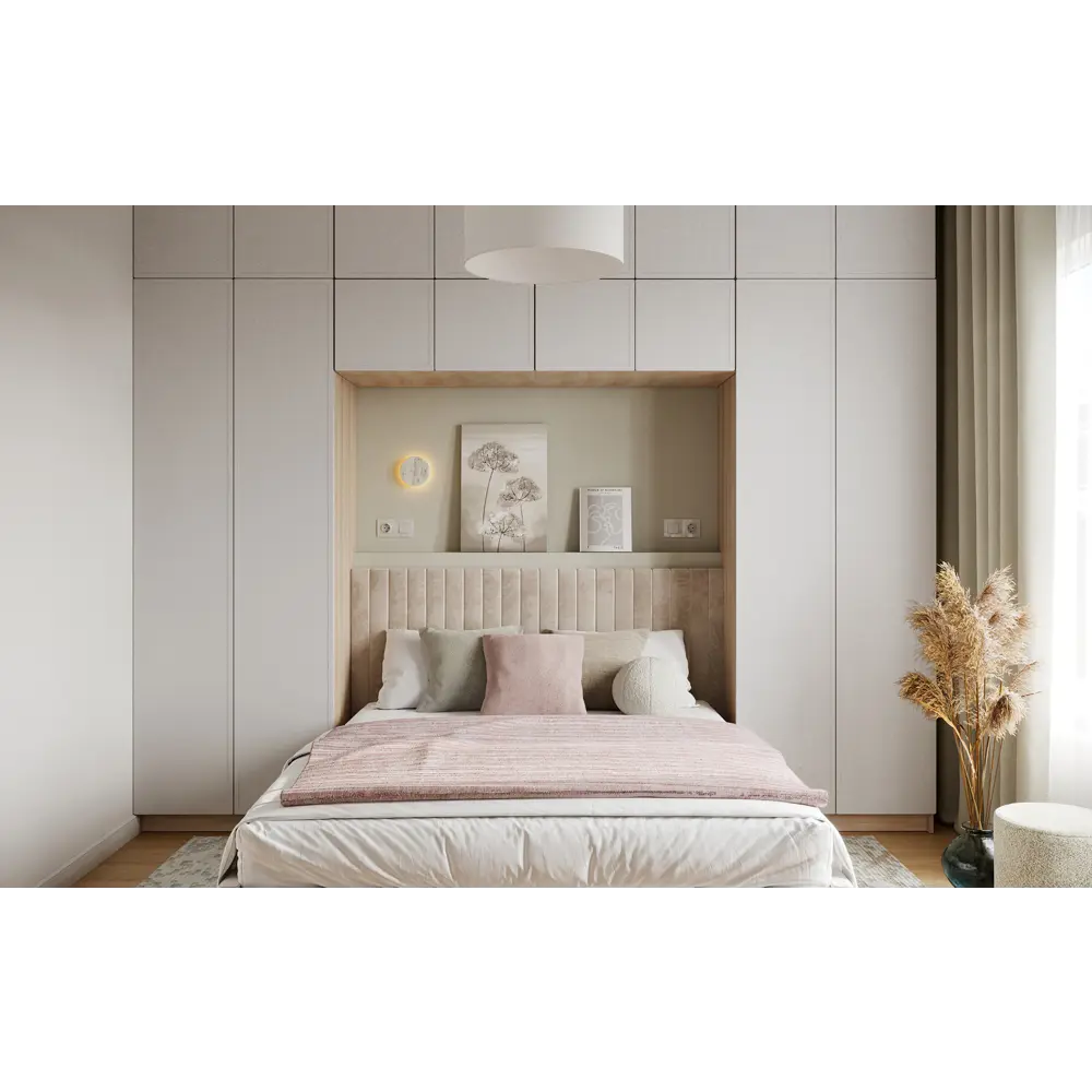 Фото 10 Дверь для шкафа Лион Амьен 39.6x225.8x1.9 см МДФ цвет белый