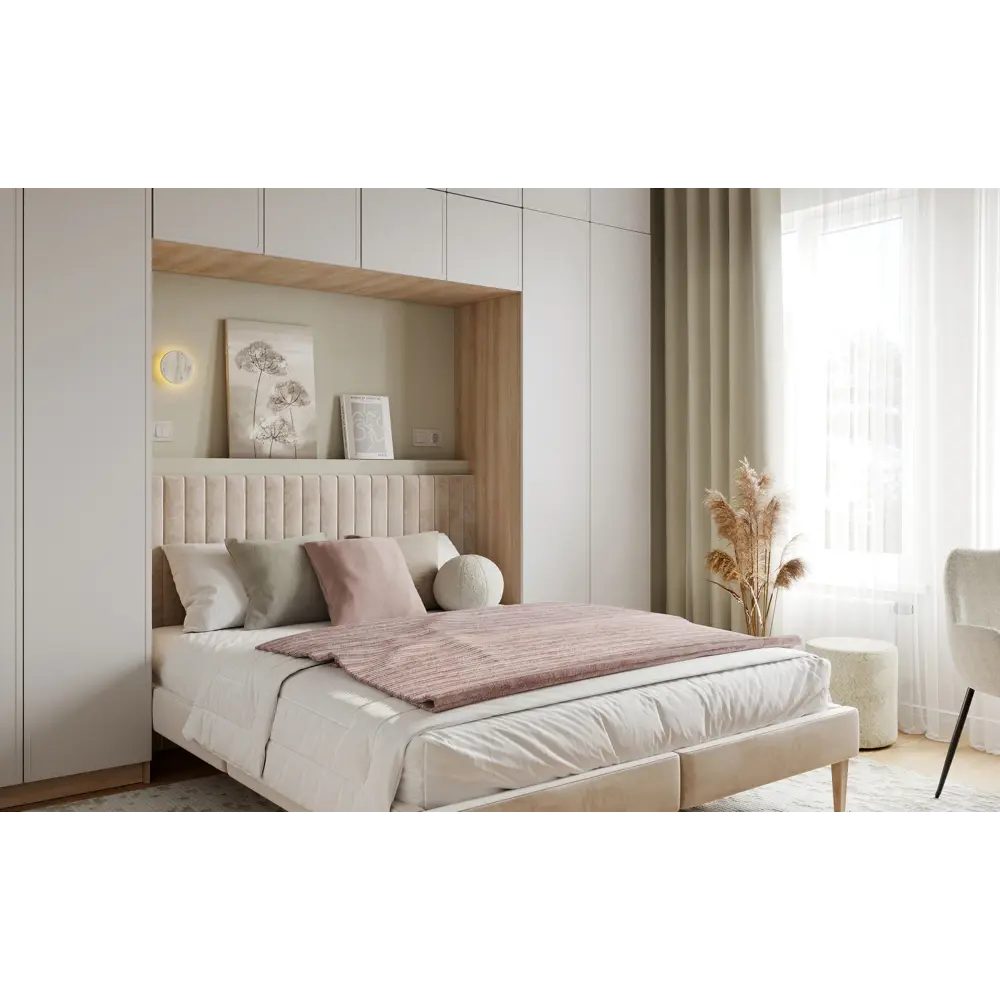 Фото 12 Дверь для шкафа Лион Амьен 39.6x225.8x1.9 см МДФ цвет белый