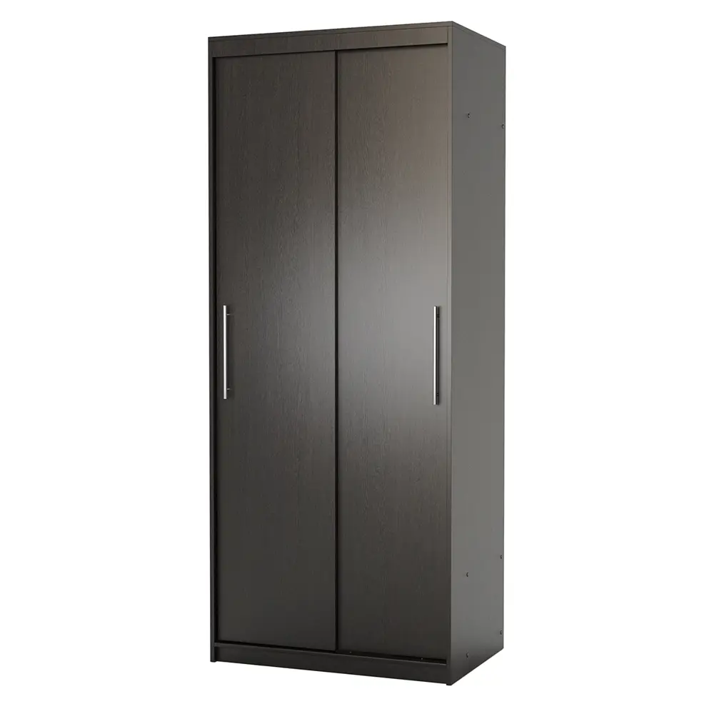 Фото 3 Шкаф-купе Гамма с 2 дверями 200x90х60 см 2 полки ЛДСП цвет венге Фото 3 Шкаф-купе Гамма с 2 дверями 200x90х60 см 2 полки ЛДСП цвет венге