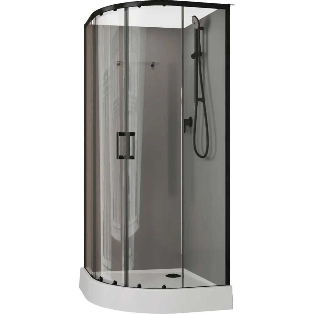 Фото 2 Душевая кабина Aquanet 267257 средний поддон 90x90см