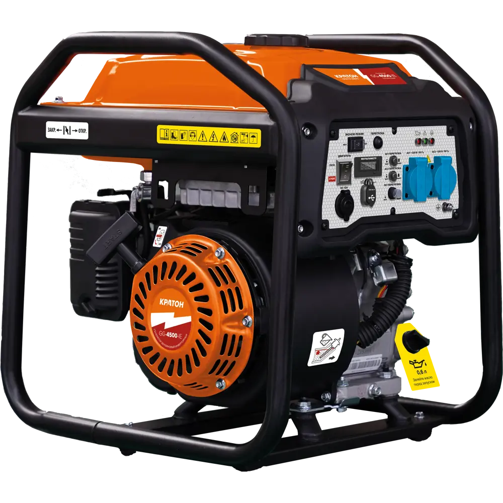 Фото Генератор бензиновый Кратон GG-4500iE 4.5 кВт Фото Генератор бензиновый Кратон GG-4500iE 4.5 кВт