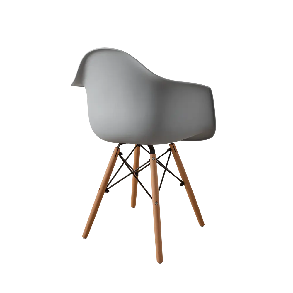 Фото 6 Кухонный стул Derstuhl 330 wood 43x82x58 см полипропилен цвет светло-серый Фото 6 Кухонный стул Derstuhl 330 wood 43x82x58 см полипропилен цвет светло-серый