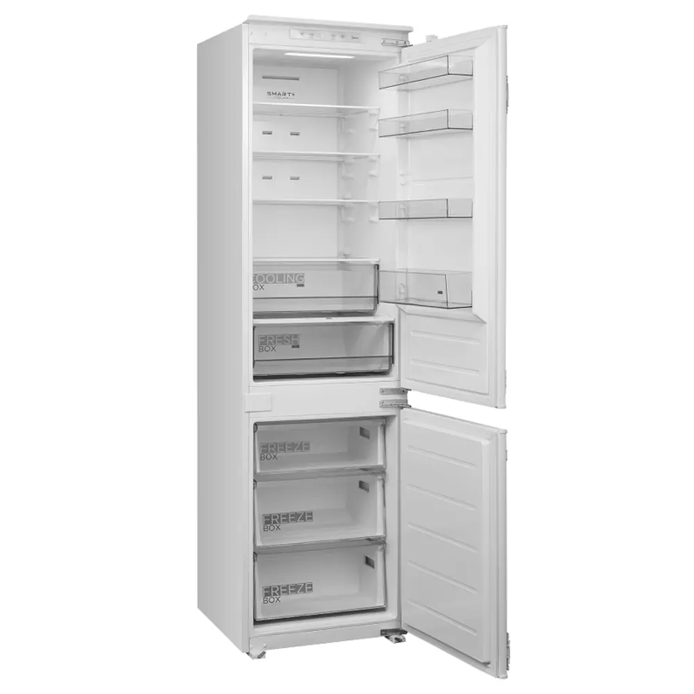 Фото 4 Встраиваемый холодильник Midea MDRE MDRE413FGE01 54x197.7 см цвет белый. Фото 4 Встраиваемый холодильник Midea MDRE MDRE413FGE01 54x197.7 см цвет белый.