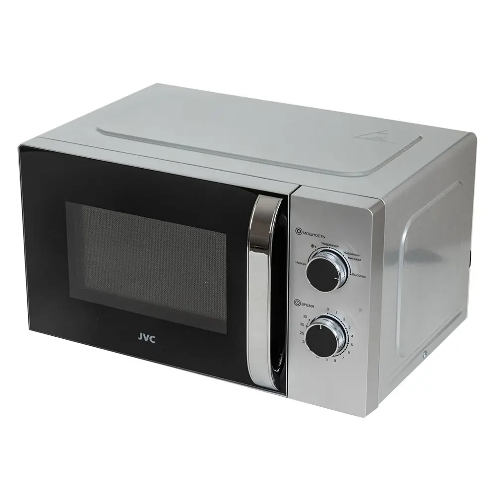 Фото 3 Отдельностоящая микроволновая печь Jvc jvc JK-MW147M 20 л 45x26.1x35 см цвет серебристый Фото 3 Отдельностоящая микроволновая печь Jvc jvc JK-MW147M 20 л 45x26.1x35 см цвет серебристый