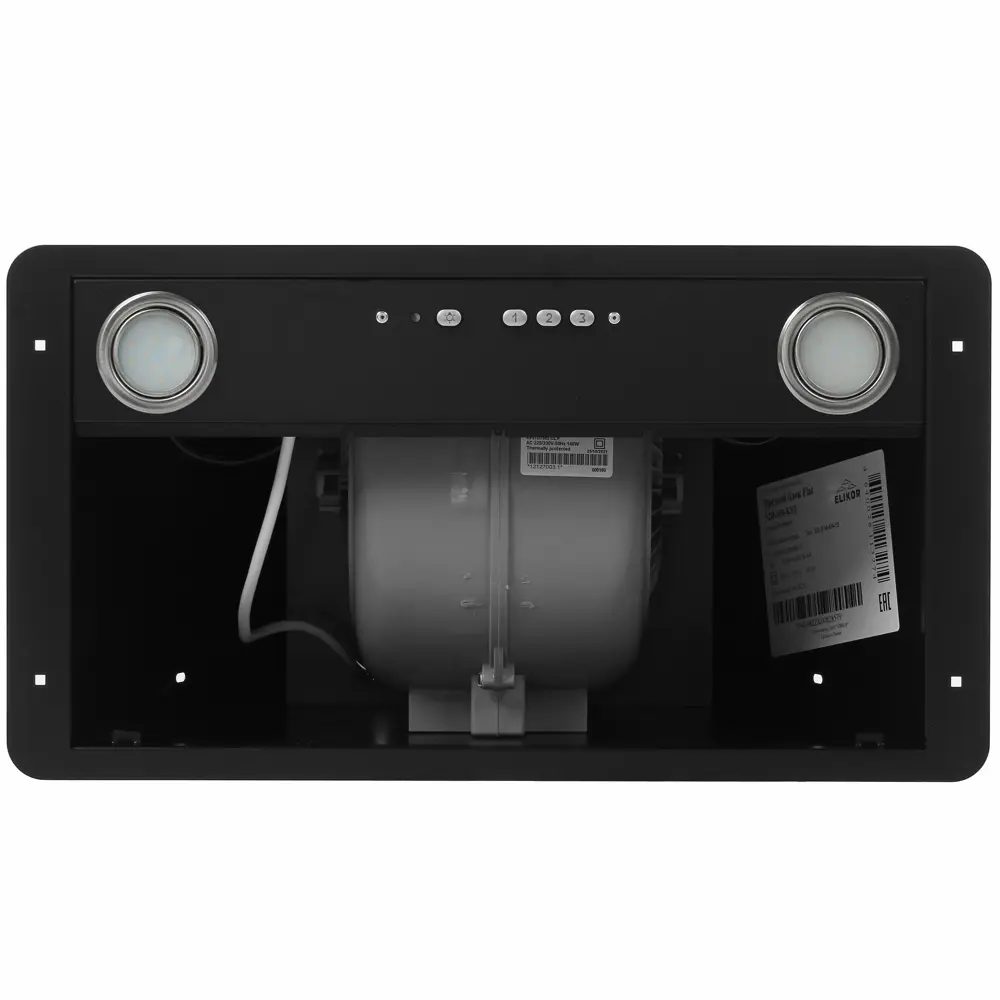 Фото 7 Вытяжка Elikor Врезной блок Flat 52П-650-К3Д черный 52 см цвет черный