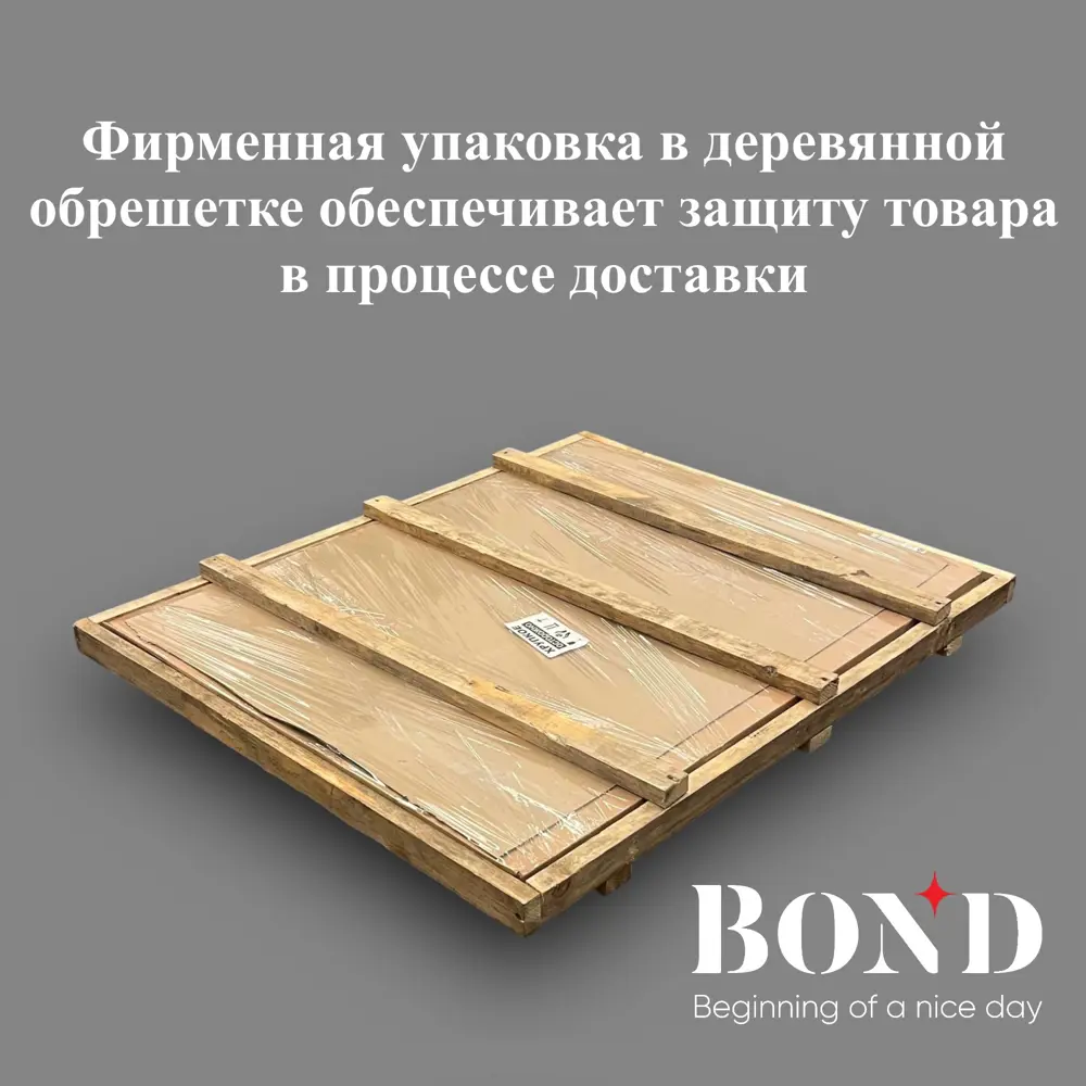 Фото 9 Зеркало для ванной Bond Square MLP44-8080 с подсветкой 80x80см