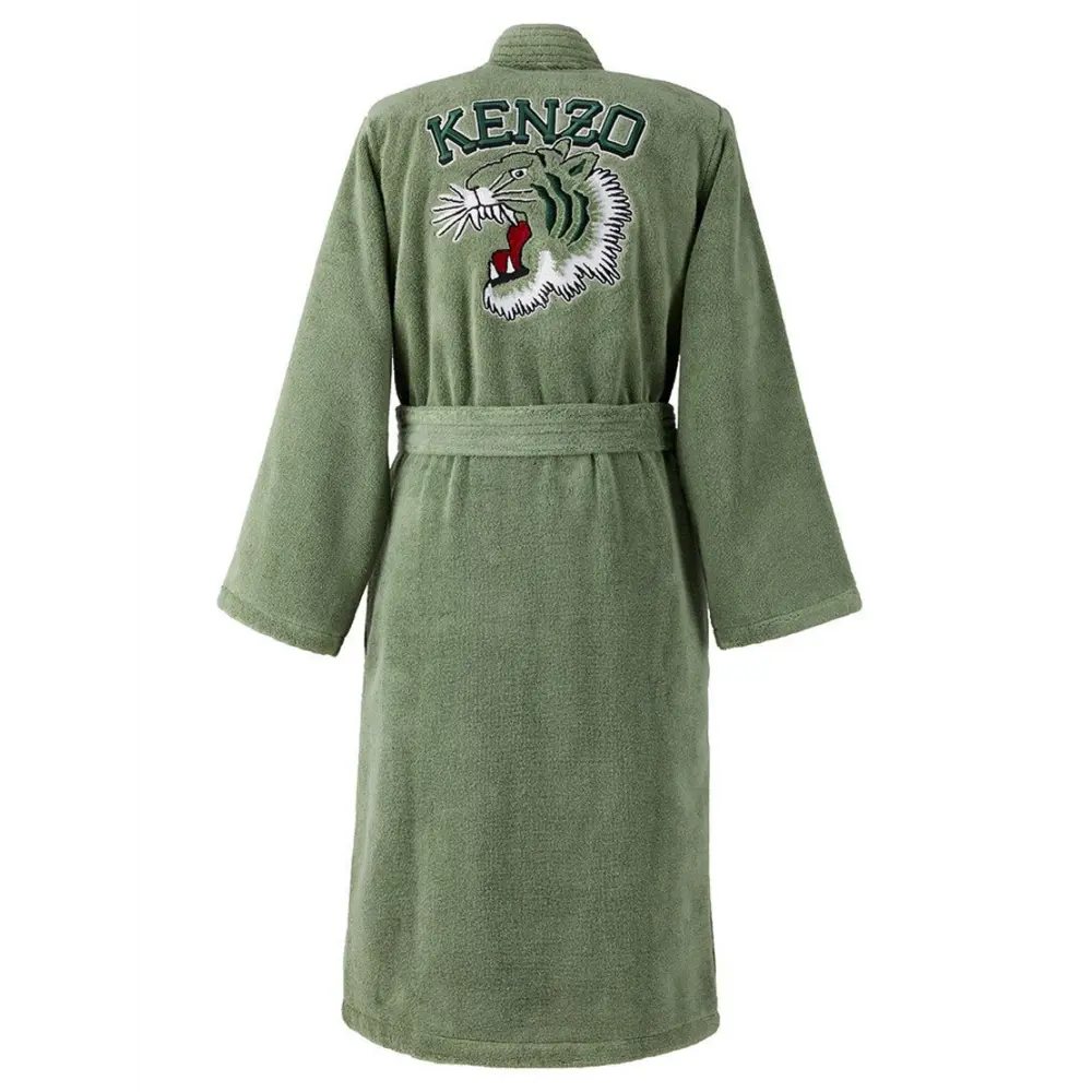 Фото 2 Банный халат Kenzo 34345 размер xl цвет зеленый Фото 2 Банный халат Kenzo 34345 размер xl цвет зеленый