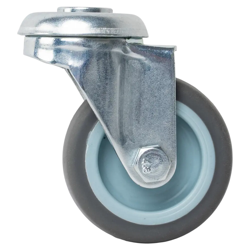 Фото 2 Колесо поворотное без тормоза 50 мм до 40 кг цвет серый