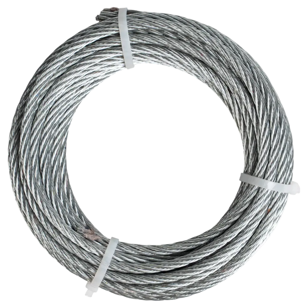 Фото 3 Трос стальной оцинкованный 6 мм 10 м Фото 3 Трос стальной оцинкованный 6 мм 10 м