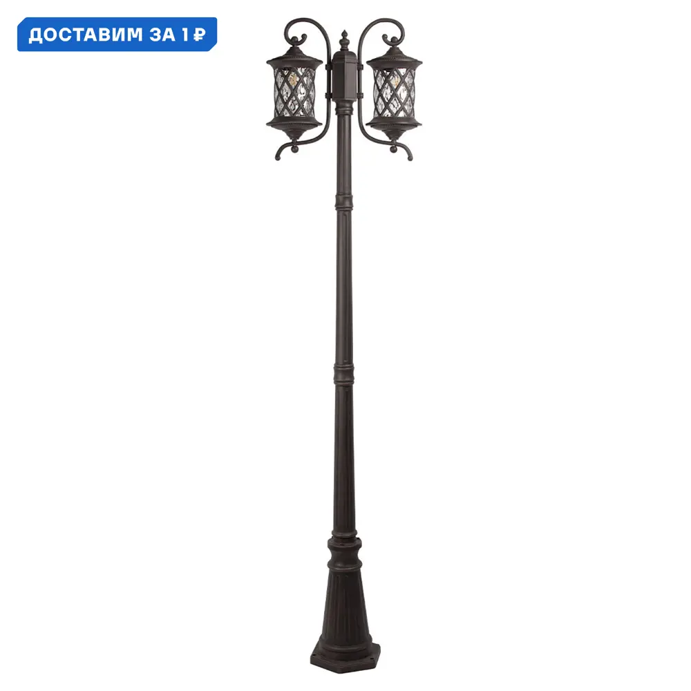 Фото Фонарный столб уличный Loft it Bergamo Lf_100018_2300 100 Вт 230 см IP55 цвет черный