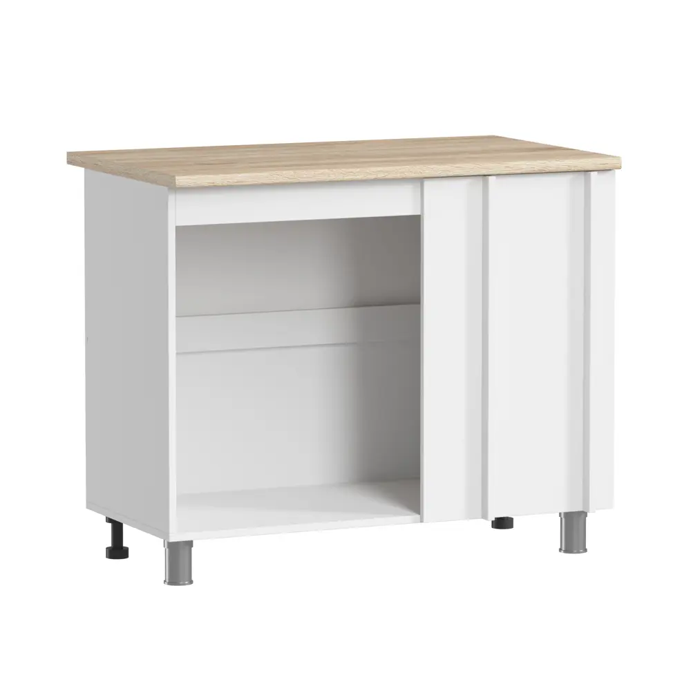 Фото 2 Кухонный шкаф напольный Аленушка Астра 100x82x48 см ЛДСП цвет темно-серый Фото 2 Кухонный шкаф напольный Аленушка Астра 100x82x48 см ЛДСП цвет темно-серый