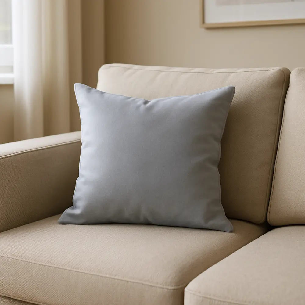 Фото 4 Декоративная подушка Seasons Broto 40x40 см цвет серый Фото 4 Декоративная подушка Seasons Broto 40x40 см цвет серый