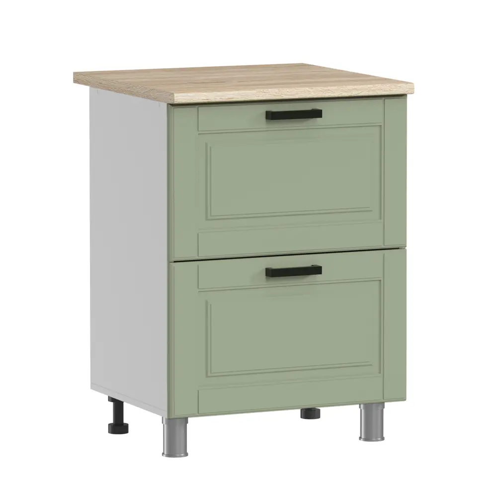 Фото 2 Кухонный шкаф напольный Аленушка Н00231114 Астра 60x82x48 см ЛДСП цвет мятный Фото 2 Кухонный шкаф напольный Аленушка Н00231114 Астра 60x82x48 см ЛДСП цвет мятный