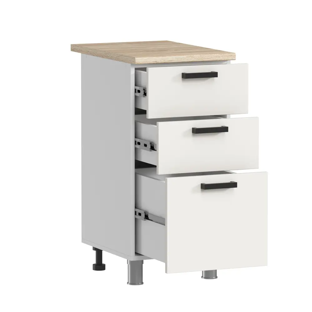 Фото Кухонный шкаф напольный Аленушка Н00240082 Лаванда 40x82x48 см ЛДСП цвет белый Фото Кухонный шкаф напольный Аленушка Н00240082 Лаванда 40x82x48 см ЛДСП цвет белый