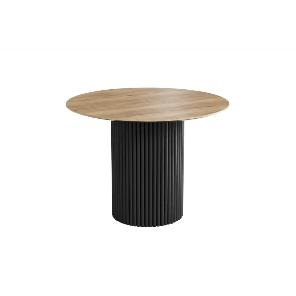 Фото 2 Стол овальный Столбург 105x105 см лдсп цвет дуб галифакс натуральный egger опора черный/ столешница дуб галифакс натуральный Фото 2 Стол овальный Столбург 105x105 см лдсп цвет дуб галифакс натуральный egger опора черный/ столешница дуб галифакс натуральный