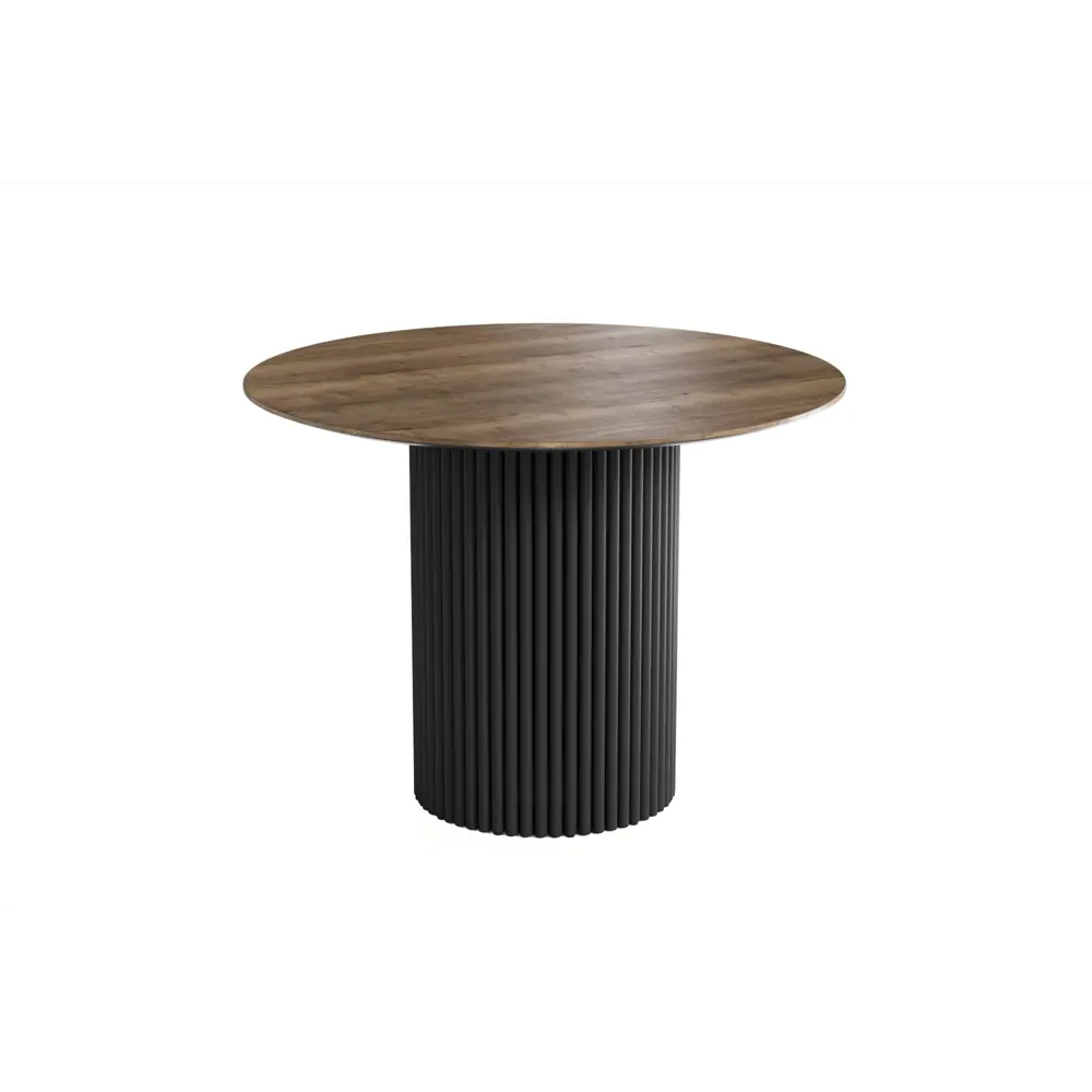 Фото 2 Стол овальный Столбург 105x105 см лдсп цвет дуб галифакс табак egger опора черный/ столешница Дуб галифакс табак Фото 2 Стол овальный Столбург 105x105 см лдсп цвет дуб галифакс табак egger опора черный/ столешница Дуб галифакс табак