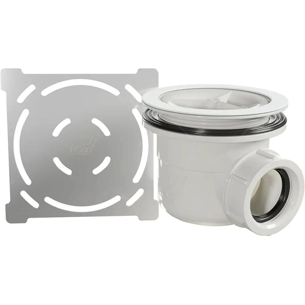 Фото 2 Душевой поддон RGW 81796 прямоугольный искусственный камень 90x100см