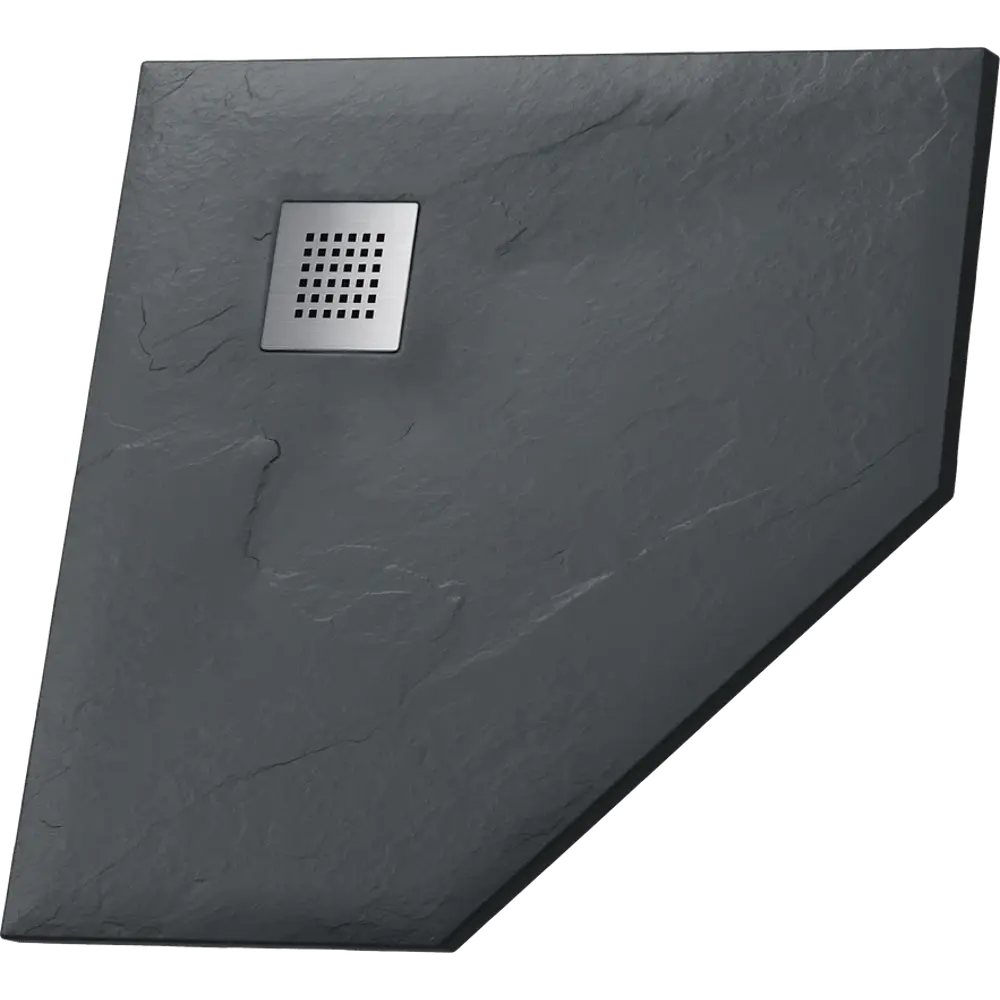 Фото Душевой поддон Grossman Strong 604120 пятиугольный искусственный камень 100x100см