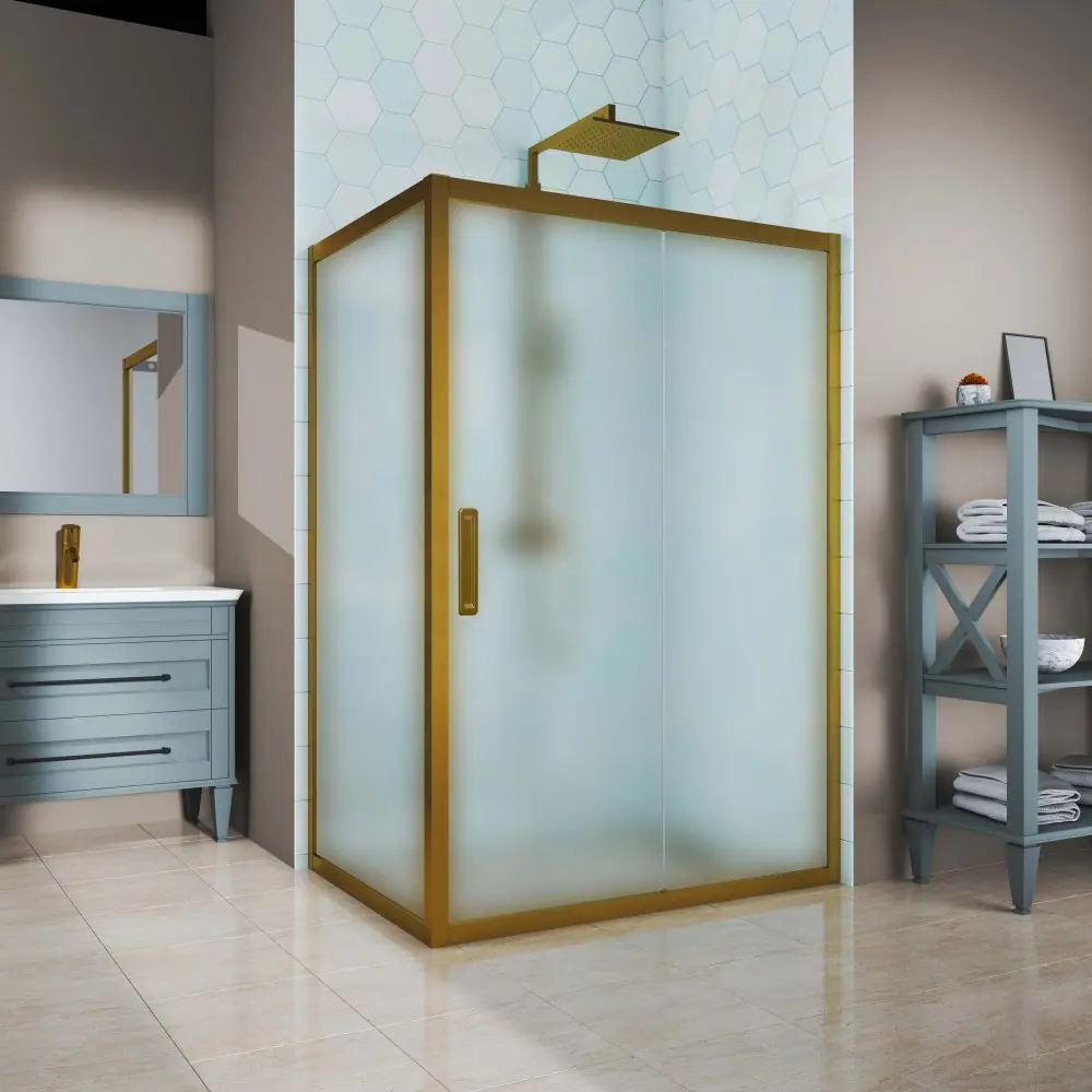 Фото 5 Душевой уголок Gutewetter GWMPKB019R 95x125x200 см цвет фурнитуры бронзовый, стекло матовое заколенное 6 мм Фото 5 Душевой уголок Gutewetter GWMPKB019R 95x125x200 см цвет фурнитуры бронзовый, стекло матовое заколенное 6 мм