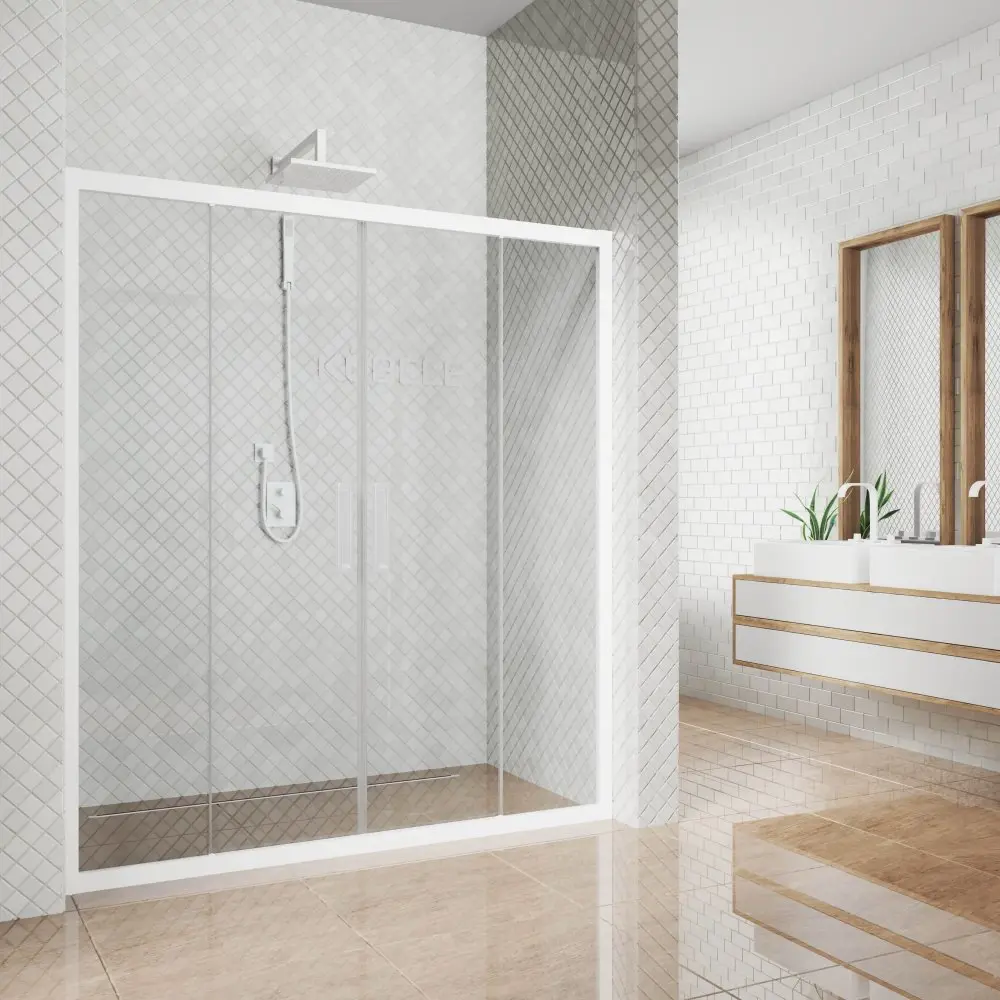 Фото 5 Дверь в душевую нишу GuteWetter GWMPKB019D4 230x200 см цвет фурнитуры белый матовый, стекло безцветное закаленное 6 мм Фото 5 Дверь в душевую нишу GuteWetter GWMPKB019D4 230x200 см цвет фурнитуры белый матовый, стекло безцветное закаленное 6 мм