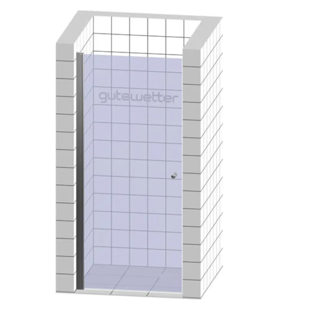 Фото 6 Дверь в душевую нишу GuteWetter GWMPKB020D601 75x200 см цвет фурнитуры черный матовый стекло безцветное закаленное 6 мм Фото 6 Дверь в душевую нишу GuteWetter GWMPKB020D601 75x200 см цвет фурнитуры черный матовый стекло безцветное закаленное 6 мм