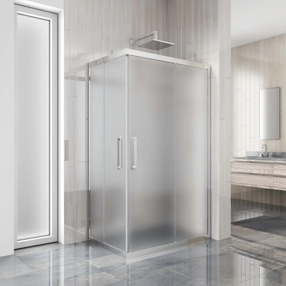 Фото 5 Душевой уголок Gutewetter 2072964442 прямоугольник 85x70см серебро профиль эффект стекла матовый Фото 5 Душевой уголок Gutewetter 2072964442 прямоугольник 85x70см серебро профиль эффект стекла матовый