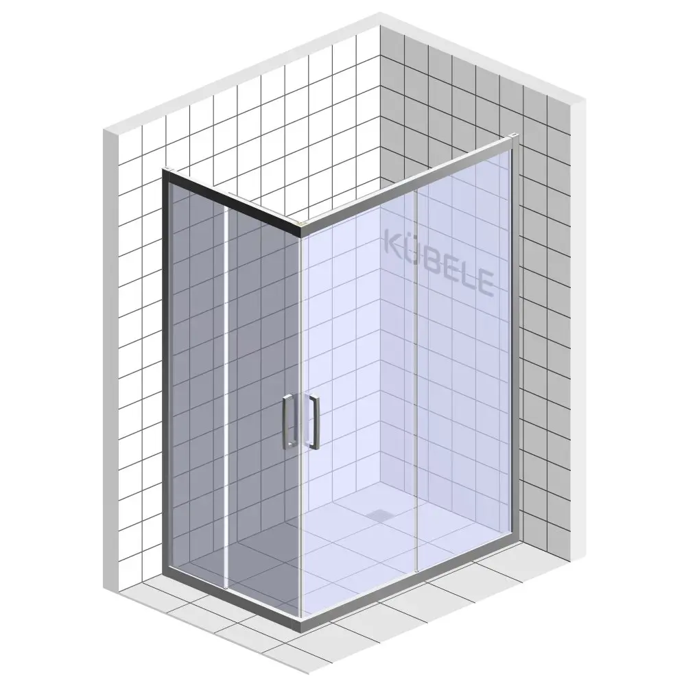 Фото 7 Душевой уголок GUTEWETTER GWMPKB019RC 4698032706135, прямоугольный, 110x90x200 см, прозрачное стекло