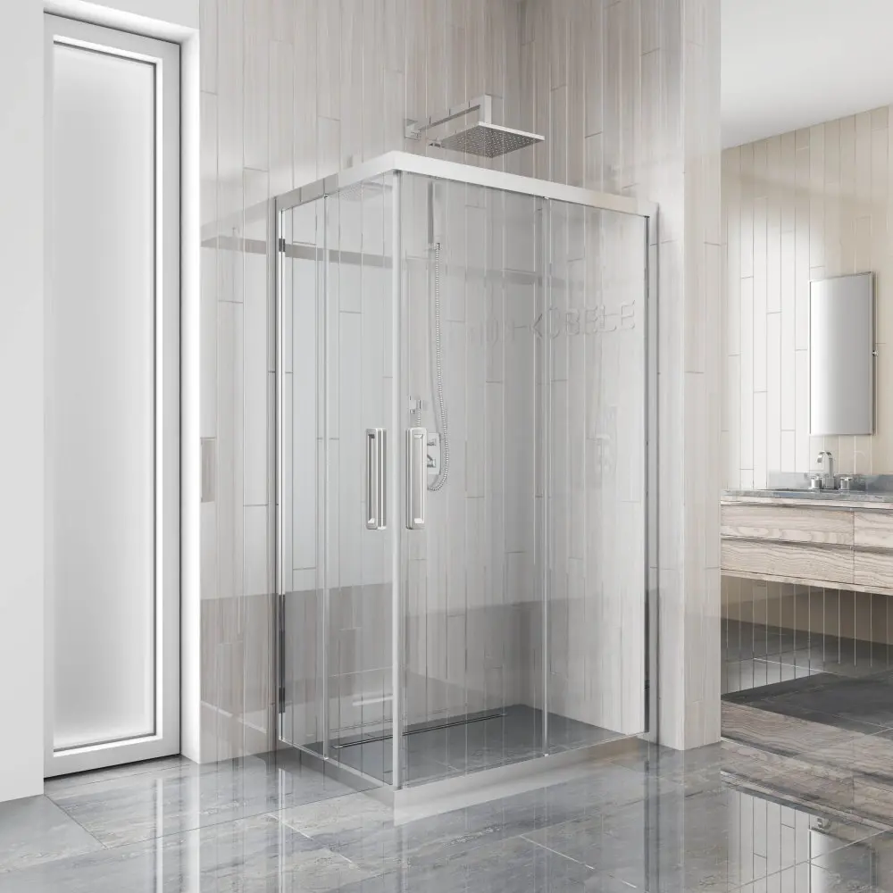 Фото 5 Душевой уголок Gutewetter GWMPKB019RC 115x80x200 см цвет фурнитуры хром блестящий, стекло безцветное заколенное 6 мм Фото 5 Душевой уголок Gutewetter GWMPKB019RC 115x80x200 см цвет фурнитуры хром блестящий, стекло безцветное заколенное 6 мм