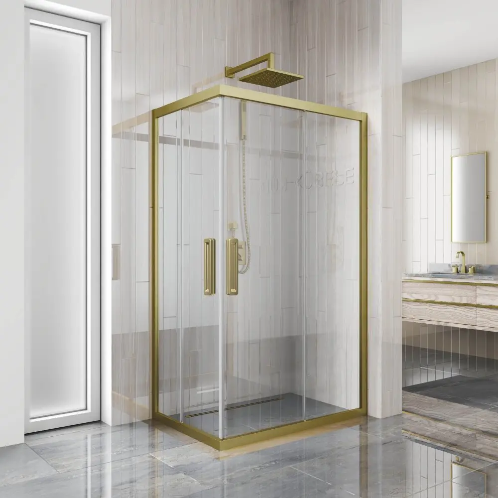 Фото 5 Душевой уголок Gutewetter GWMPKB019RC 120x100x200 см цвет фурнитуры бронзовый, стекло безцветное заколенное 6 мм Фото 5 Душевой уголок Gutewetter GWMPKB019RC 120x100x200 см цвет фурнитуры бронзовый, стекло безцветное заколенное 6 мм