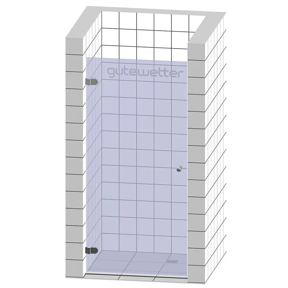 Фото 6 Душевая дверь Gutewetter 3311642676 75см эффект стекла прозрачный распашной Фото 6 Душевая дверь Gutewetter 3311642676 75см эффект стекла прозрачный распашной