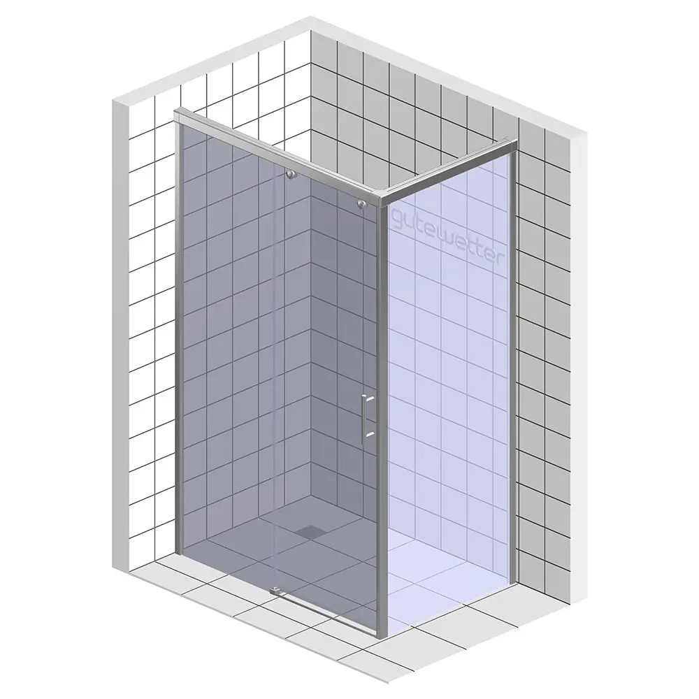 Фото 7 Душевой уголок Gutewetter GWMPSLRC863A 75x140x200 см цвет фурнитуры белый матовый, стекло безцветное закаленное 8/6 мм Фото 7 Душевой уголок Gutewetter GWMPSLRC863A 75x140x200 см цвет фурнитуры белый матовый, стекло безцветное закаленное 8/6 мм