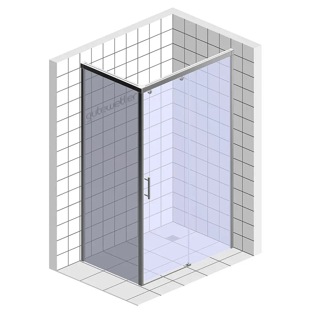 Фото 8 Душевой уголок Gutewetter GWMPSLRC863A 80x145x200 см цвет фурнитуры хром матовый, стекло безцветное закаленное 8/6 мм Фото 8 Душевой уголок Gutewetter GWMPSLRC863A 80x145x200 см цвет фурнитуры хром матовый, стекло безцветное закаленное 8/6 мм
