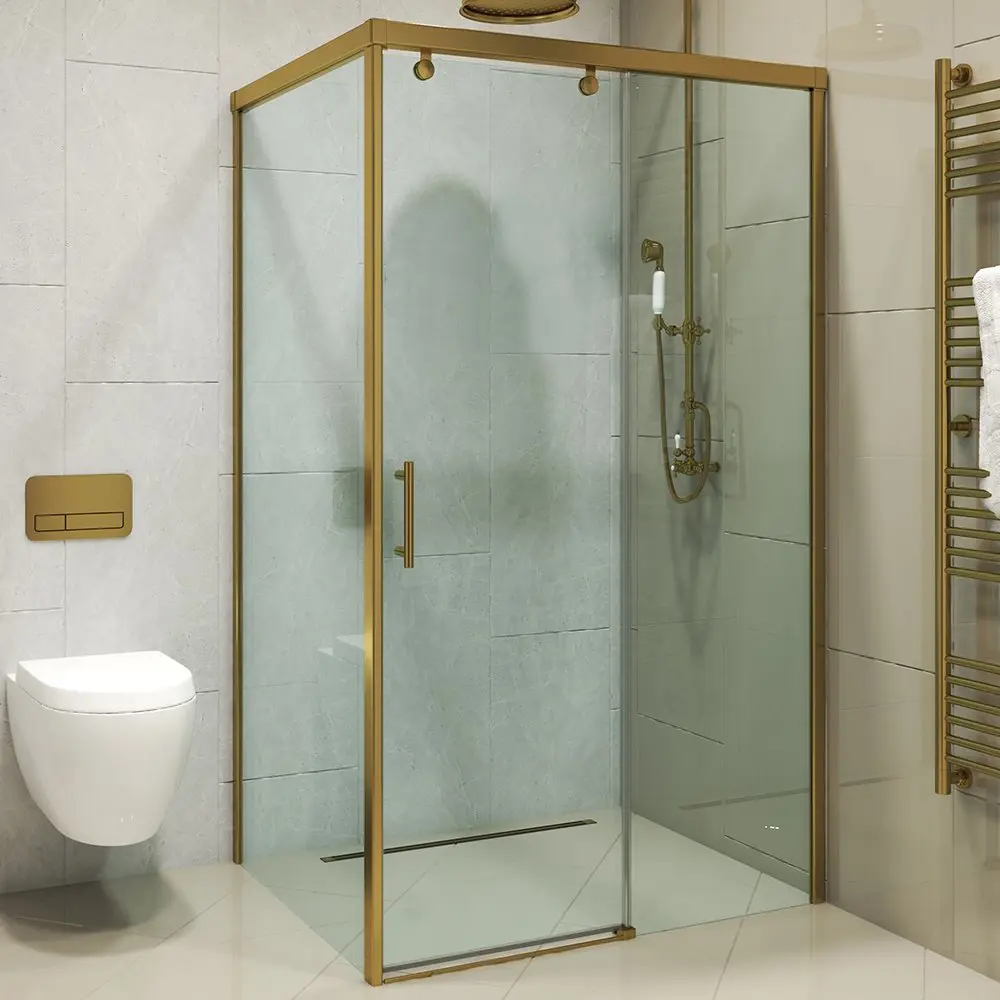 Фото 6 Душевой уголок Gutewetter GWMPSLRC863A 85x135x200 см цвет фурнитуры бронзовый, стекло безцветное закаленное 8/6 мм Фото 6 Душевой уголок Gutewetter GWMPSLRC863A 85x135x200 см цвет фурнитуры бронзовый, стекло безцветное закаленное 8/6 мм