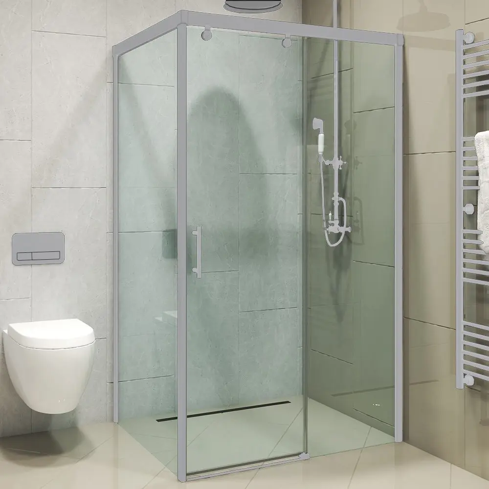 Фото 6 Душевой уголок Gutewetter GWMPSLRC863A 105x150x200 см цвет фурнитуры хром матовый, стекло безцветное закаленное 8/6 мм Фото 6 Душевой уголок Gutewetter GWMPSLRC863A 105x150x200 см цвет фурнитуры хром матовый, стекло безцветное закаленное 8/6 мм