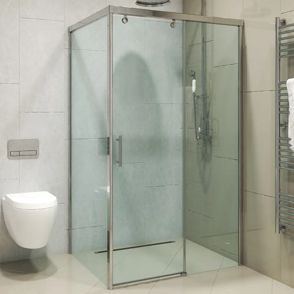 Фото 6 Душевой уголок Gutewetter GWMPSLRC863A 110x130x200 см цвет фурнитуры хром блестящий, стекло безцветное закаленное 8/6 мм Фото 6 Душевой уголок Gutewetter GWMPSLRC863A 110x130x200 см цвет фурнитуры хром блестящий, стекло безцветное закаленное 8/6 мм