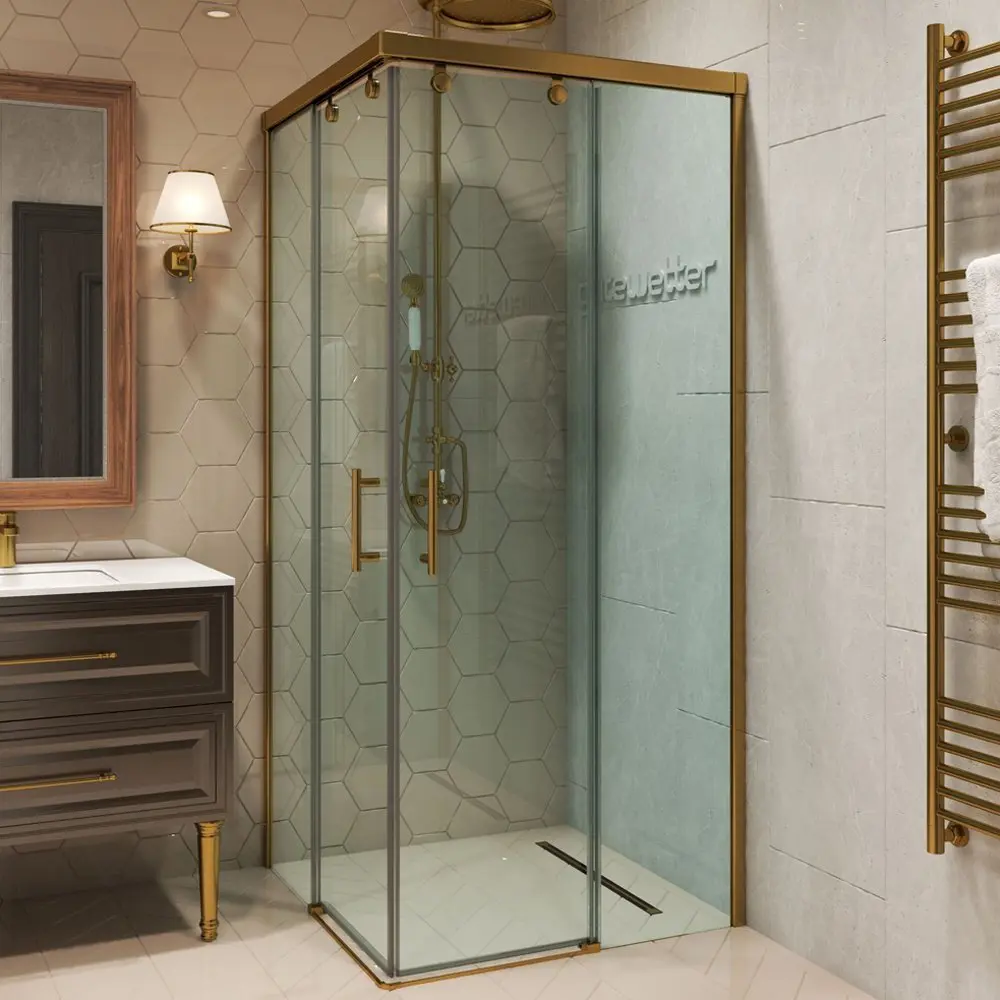 Фото 6 Душевой уголок Gutewetter GWMPSLRC864 95x70x200 см цвет фурнитуры бронзовый, стекло безцветное закаленное 8/6 мм Фото 6 Душевой уголок Gutewetter GWMPSLRC864 95x70x200 см цвет фурнитуры бронзовый, стекло безцветное закаленное 8/6 мм