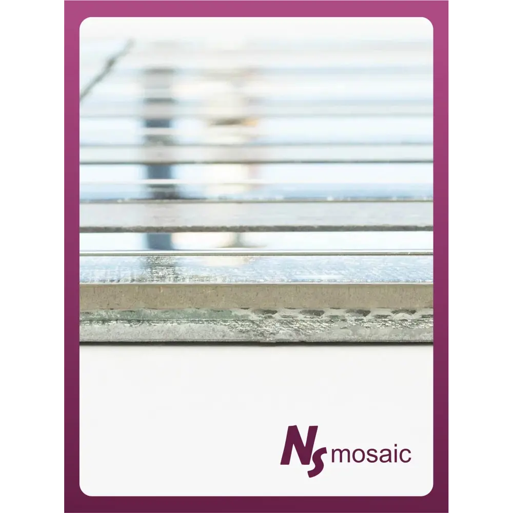 Фото 5 Декоративная мозаика Nsmosaic Ms-622 NS04ME0021nsk 30x28.5см цвет Серый/серебристый Фото 5 Декоративная мозаика Nsmosaic Ms-622 NS04ME0021nsk 30x28.5см цвет Серый/серебристый