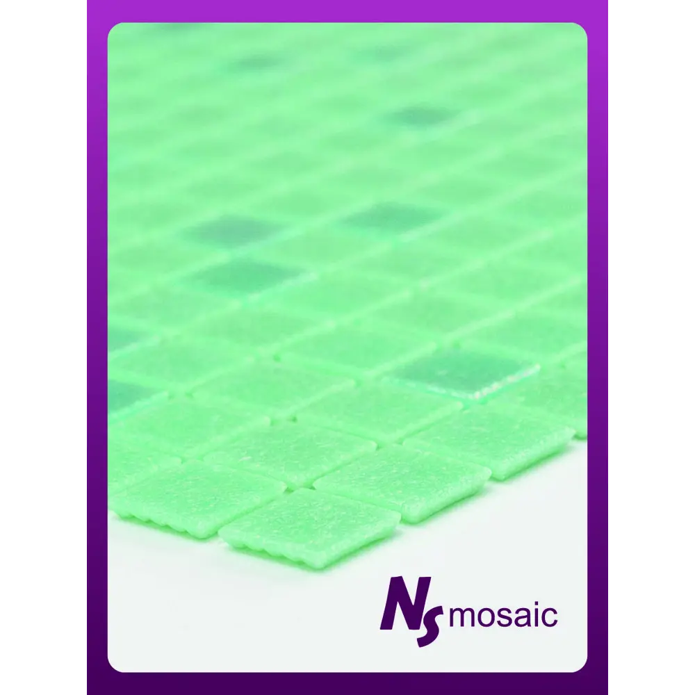 Фото 4 Декоративная мозаика Nsmosaic Mix24 NS00GS0098nsk 32.7x32.7см цвет Зеленый Фото 4 Декоративная мозаика Nsmosaic Mix24 NS00GS0098nsk 32.7x32.7см цвет Зеленый