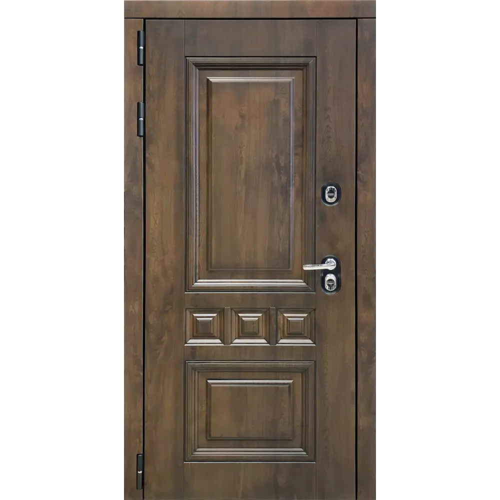 Фото 6 Входная дверь Дверипро Термо L Аура ФЛЗ-603 правый 205x96см цвет nussbaum патина черная/бетон снежный с зеркалом Фото 6 Входная дверь Дверипро Термо L Аура ФЛЗ-603 правый 205x96см цвет nussbaum патина черная/бетон снежный с зеркалом