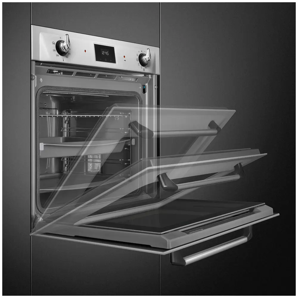 Фото 8 Встраиваемый духовой шкаф Smeg SOP6900TX 59.7х59.2х54.8 см цвет нержавеющая сталь Фото 8 Встраиваемый духовой шкаф Smeg SOP6900TX 59.7х59.2х54.8 см цвет нержавеющая сталь