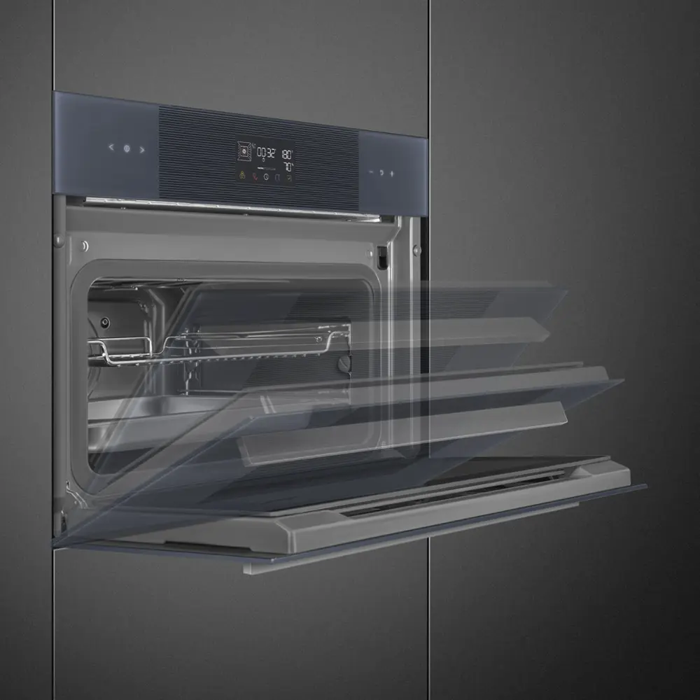 Фото 9 Встраиваемый духовой шкаф Smeg SO4102S3G 59.7х45.8х57 см цвет серый